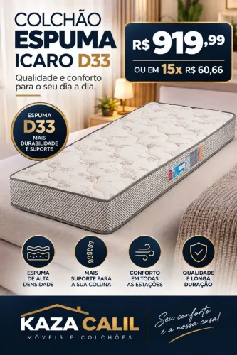 COLCHAO ESPUMA FA
