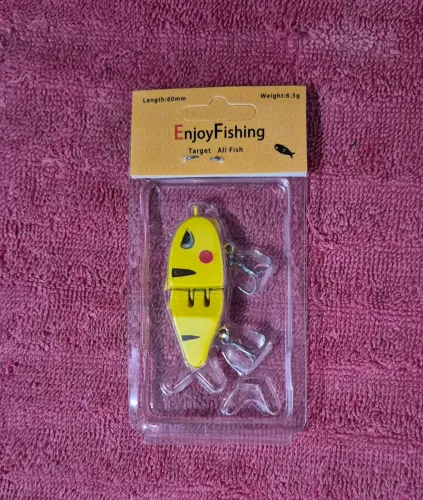 (Nova) Isca Artificial Articulada Pikachu - 6cm - 6.5g
