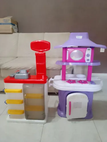 Brinquedos Mercadinho e cozinha