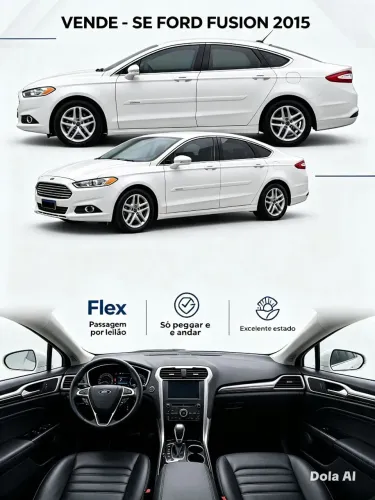 Ford Fusion 2.5l I-vct Flex Aut. 2016
