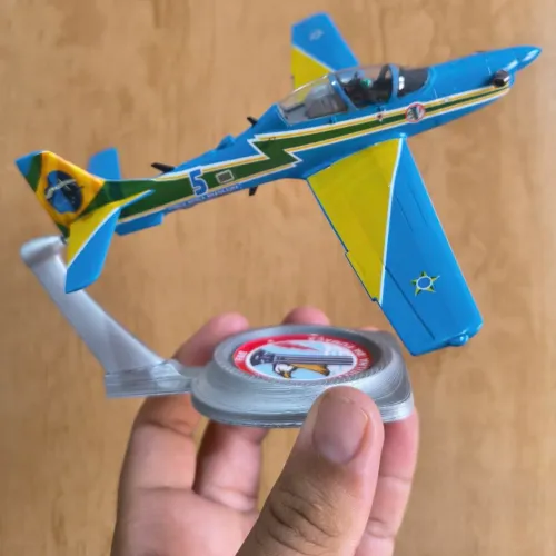 Miniatura A-29 Super Tucano Esquadrilha da Fumaça