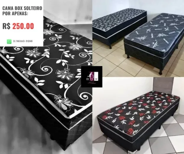 cama box solteiro
