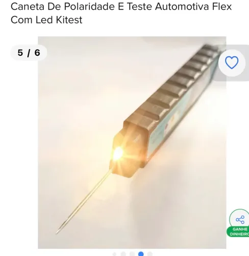 Caneta de Polaridade com iluminação de 12 e 24V