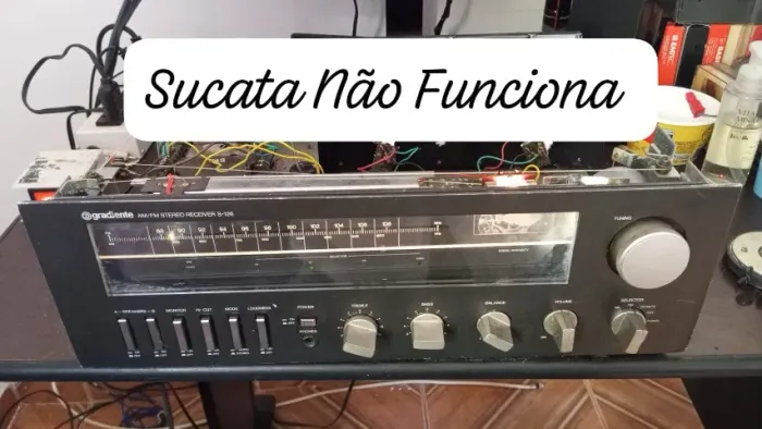 Receiver Gradiente S-126 Pra Aproveitar Peças Não Funciona # (Usado)