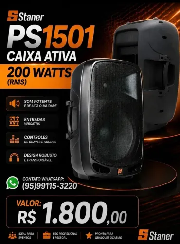 Vende-se Caixa Ativa Staner PS1501