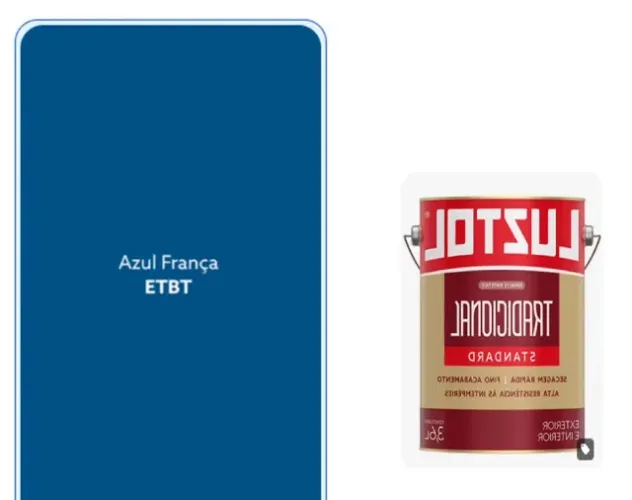Esmalte Sintético 3,6 Litros Luztol Cor Azul França - 4 unidades