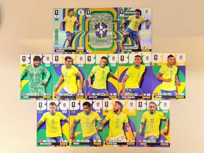 Seleção BRASILEIRA Cards Adrenalyn XL