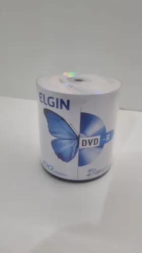 DVD Virgem 100 Unidades Lacrado Elgin