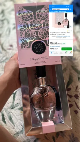 Perfume árabe original, impecável, comprei porem ganhei outro parecido