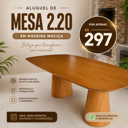 ALUGUEL DE MESA 2.20