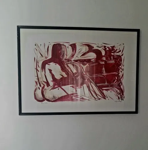 Quadro pintado e assinado por Munhoz 103x73