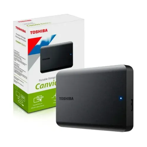 HD Externo Toshiba Canvio Ready, 4TB, USB 3.0, Preto - HDTP340XK3CA
