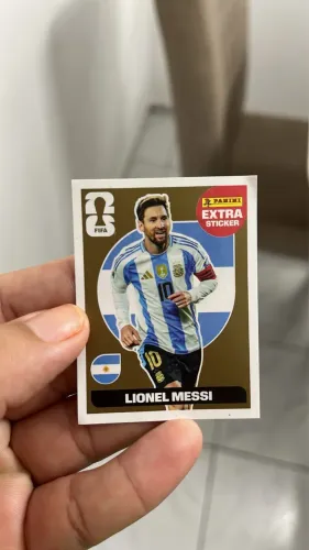 Figurinha Messi Dourada Legend 2026