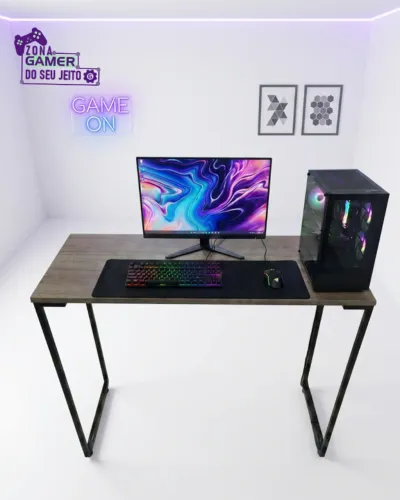 Mesa para Computador NOVA Birô Multiuso Estilo Industrial Notebook de Escritório Estudo