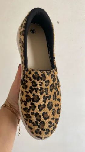 Calçado Slip on animal print
