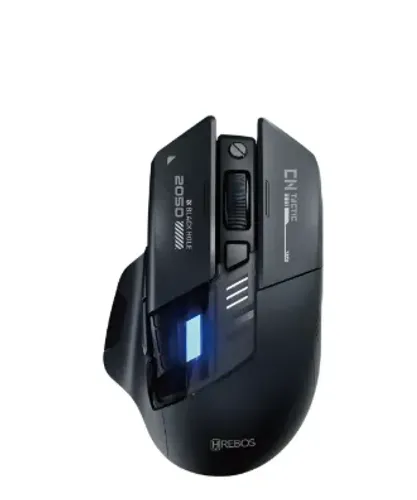 Mouse S Fio Gamer 2400 Dpi Recarregável Bluetooth + Usb 2.4g