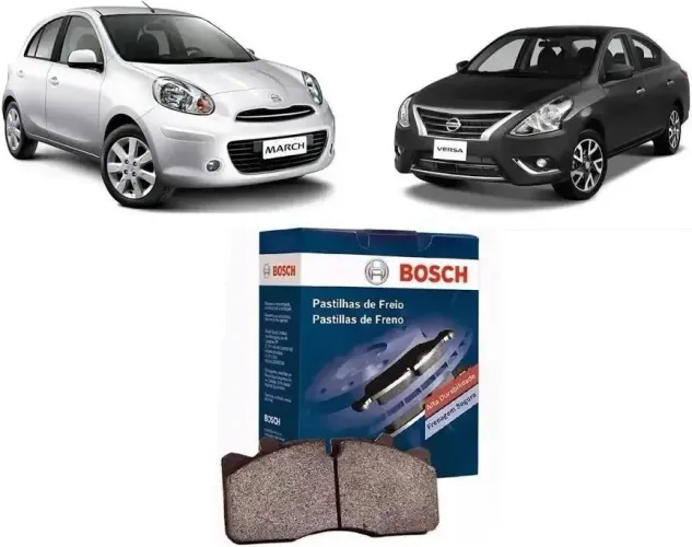 Pastilha de freio Versa e March Bosch 
