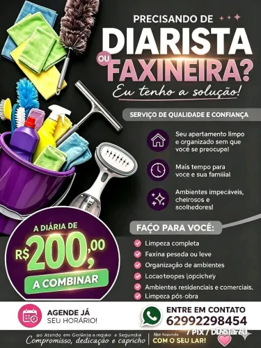 Diarista Faxineira