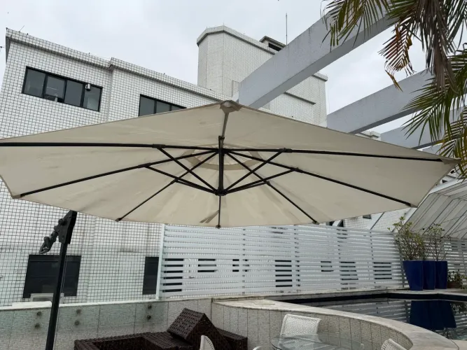 Ombrelone lateral guarda sol com 3 metros