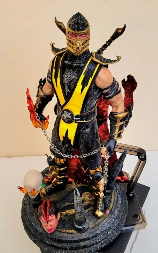 Scorpion worldbox N hottoys 1/6 N storm collectibles mortal kombat