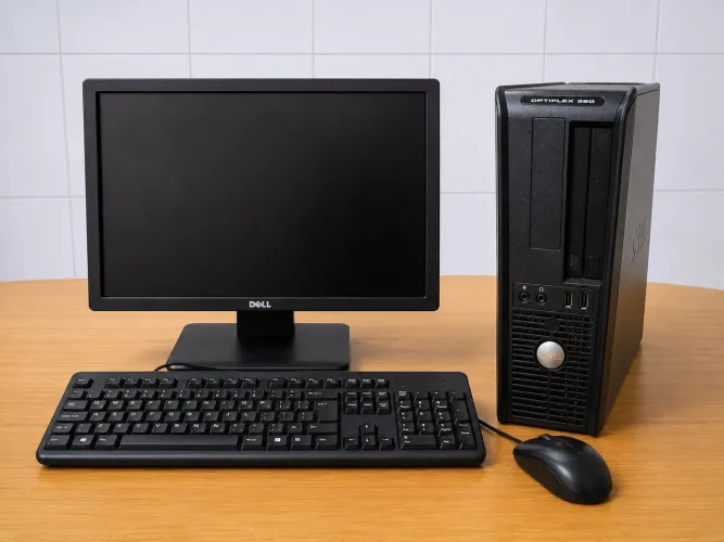 Computador Completo Dell Optiplex 380, Core 2Duo, 4Gb de Ram e HD de 500 Gb.