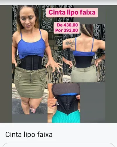 Cinta lipo de tratamento 