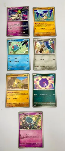 Pokémon pack 7 cartas Basic USA *1