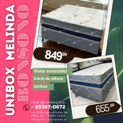  unibox cama conjugada Bonsono solteiro ou casal d28 ou molas