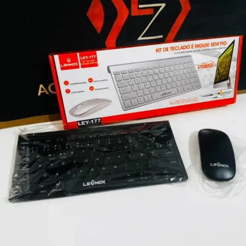 Teclado mais Mouse Sem Fio