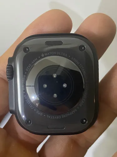 Apple Watch Ultra 3, 49mm, preto, conservadíssimo, garantia Apple até 21/12/2026