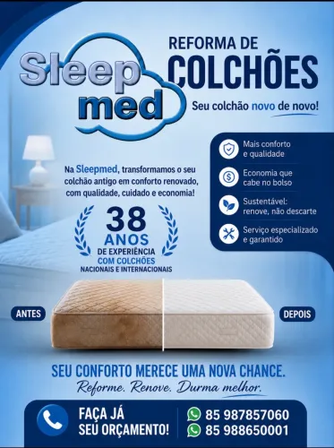 Reforme teu Colchão e volte a dormir bem gastando pouco . 
