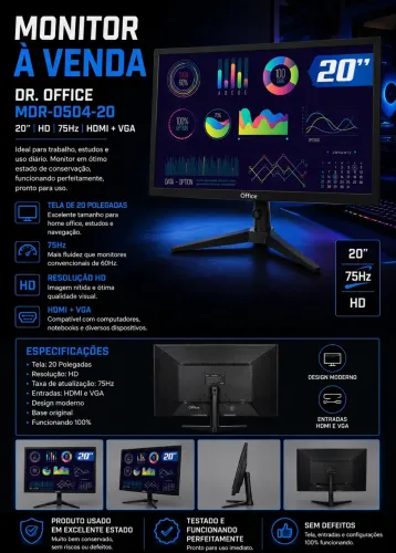 Monitor 20p Doutor Office