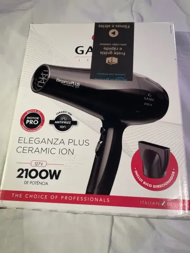 Secador de Cabelo GA.MA Italy Eleganza Plus Ceramic Ion 2100W ? 127V