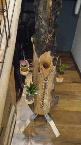 Suporte para suculentas - Arte rústica
