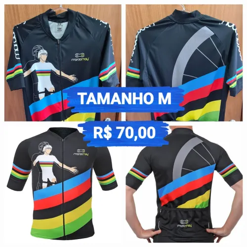 AGORA APENAS R$ 120,00 - DUAS CAMISAS DE CICLISMO - MÁRCIO MAY E ERT MTB