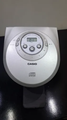 Cd player discman Casio pz-850 funcionando perfeitamente