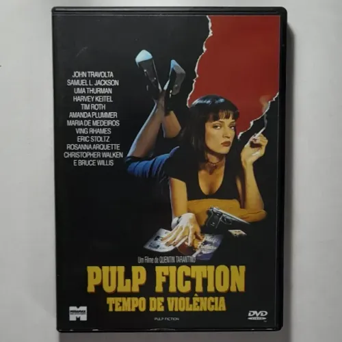 Dvd Pulp Fiction, seminovo, mídia intacta.
