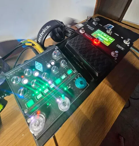 Pedalboard para guitarra kemper com controladora bffx completo