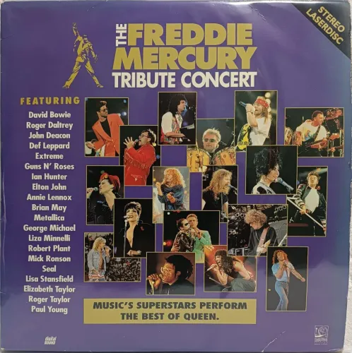 Freddie Mercury tribute vídeo laser duplo