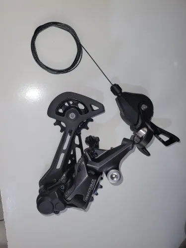 NOVO] Kit Câmbio Traseiro + Trocador Shimano Deore M5100 (11v) - Nunca Usado!