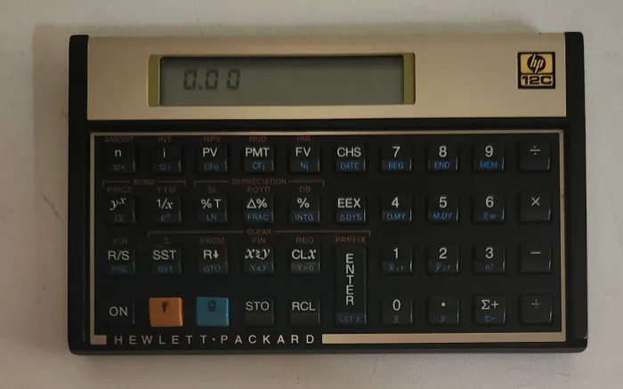 HP 12C Calculadora Financeira Original - Semi Nova