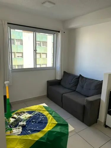 APARTAMENTO MOBILIADO PARA LOCAÇÃO NA MOOCA | 2 DORMS | 35 m² | COM LAZER | SEM VAGA |PERT