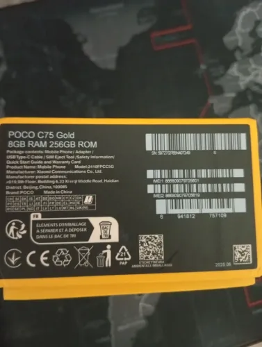 Vendo poco C75 8gb ram , 256gb.