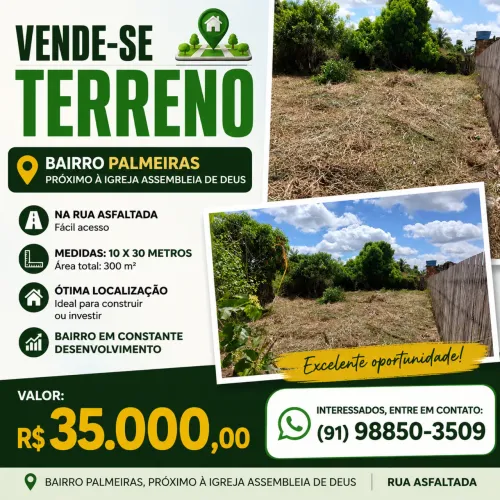 ? Vende-se Terreno - Excelente Oportunidade!