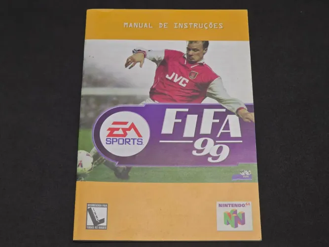 Manual Fifa 99 Nintendo 64 GRADIENTE ORIGINAL