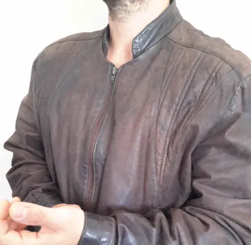Jaqueta de Couro Legítimo