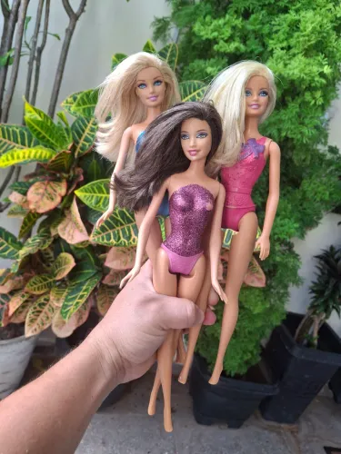 Barbies 90 as três 