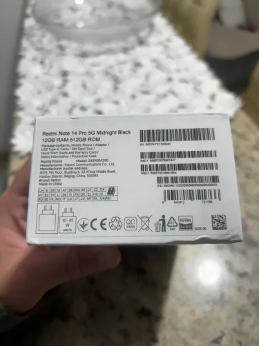 ? Redmi Note 14 Pro 5G ? 12GB RAM | 512GB ? Lacrado e nunca usado.