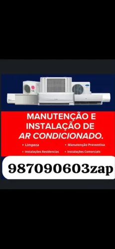 Instalação de ar condicionado 