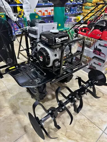 Motocultivador a Gasolina 7Hp 212cc Completo C/ Enxadas Rotativas e Farol em Led - Toyama